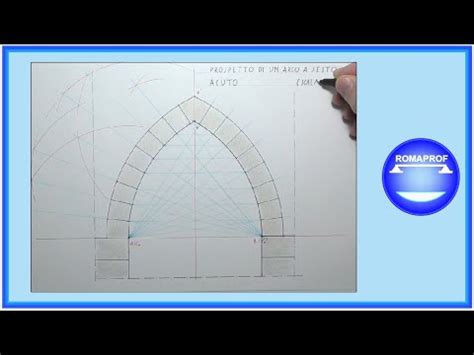 TIPOLOGIE ARCHI ACUTI. DISEGNO DEL PROSPETTO DI UN .